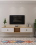 Hanah Home Zuzu 150 Soporte para TV Roble Zafiro y Blanco